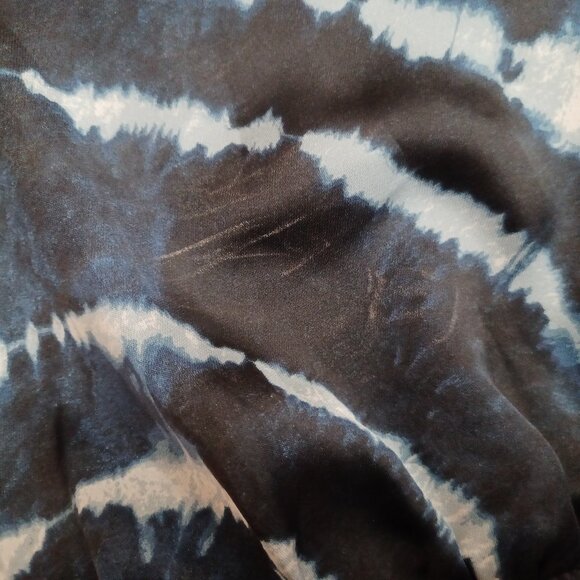 Women's Michael Kors Blue Tie Dye Blouse Size Small - Picture 5 of 9